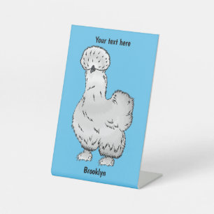 Expositor En L Ilustracion de personalizado de pollo de Silkie