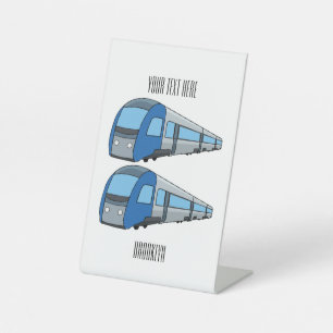 Expositor En L Ilustracion de personalizado de trenes eléctricos