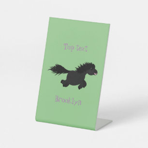 Expositor En L Ilustracion de personalizado del pony de Shetland