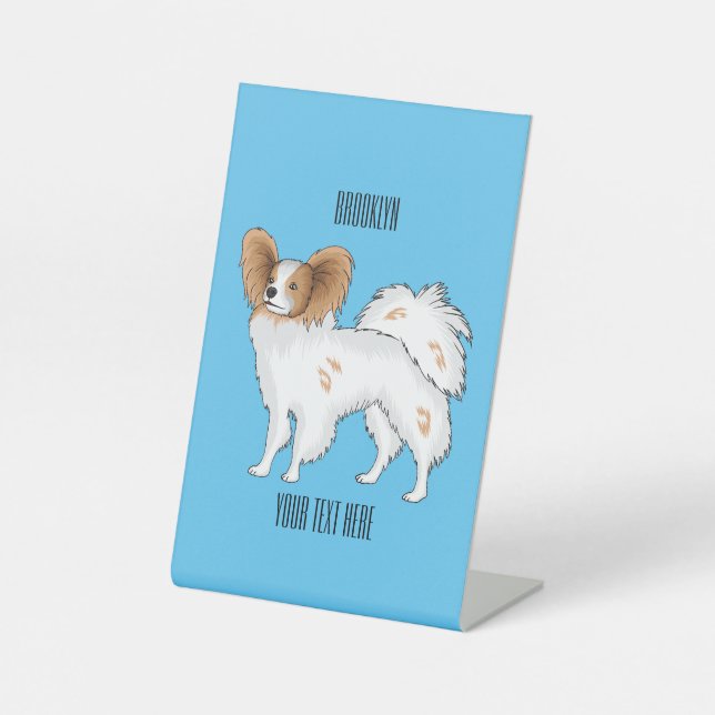 Expositor En L Ilustracion de personalizado papillon (Anverso)