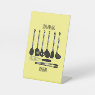 Expositor En L Ilustracion de personalizados utensiales de cocina