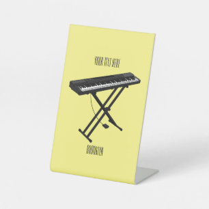 Expositor En L Ilustracion de piano personalizado de teclado