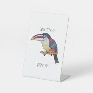 Expositor En L Ilustracion del personalizado de aves de Curl cres