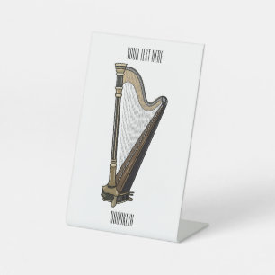 Expositor En L Ilustracion Harp personalizado