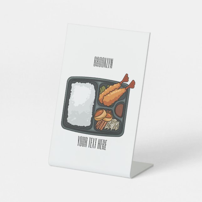 Expositor En L Ilustracion personalizado Bento (Anverso)