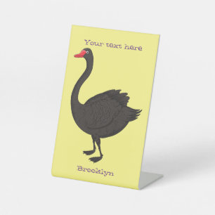 Expositor En L Ilustracion personalizado cisne negro
