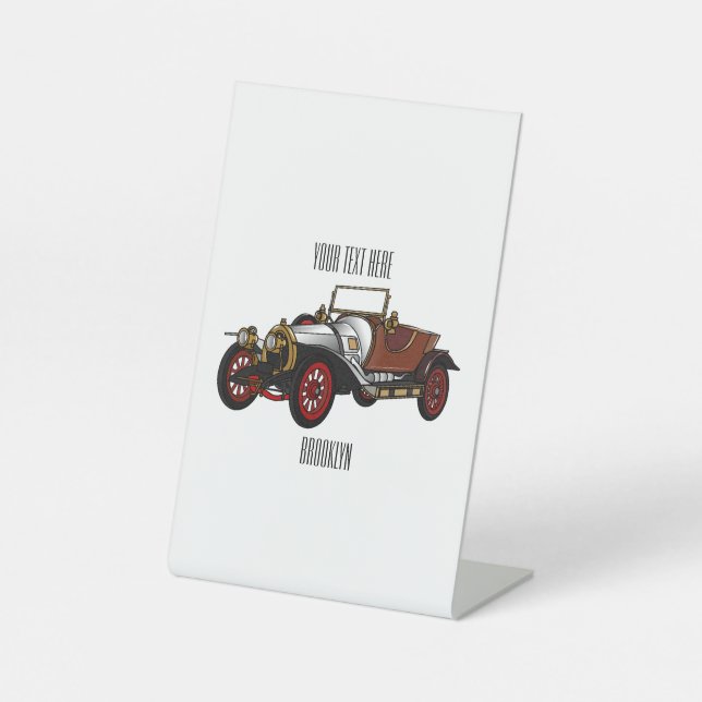 Expositor En L Ilustracion personalizado clásico de 1920 (Anverso)