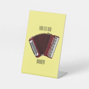 Expositor En L Ilustracion personalizado de acordeón