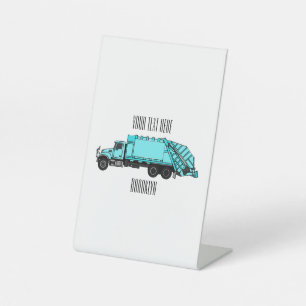Expositor En L Ilustracion personalizado de camión de basura