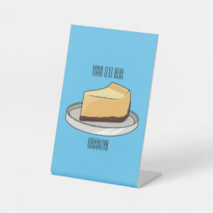 Expositor En L Ilustracion personalizado de Cheesecake