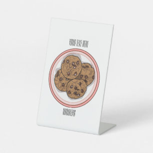 Expositor En L Ilustracion personalizado de galletas de chocolate