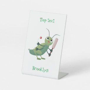 Expositor En L Ilustracion personalizado de insectos de cricket v