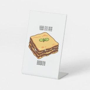 Expositor En L Ilustracion personalizado de Lasagna