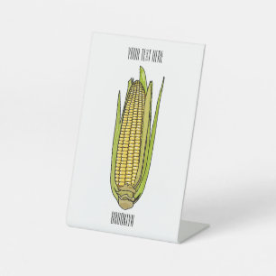 Expositor En L Ilustracion personalizado de maíz