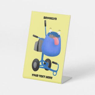 Expositor En L Ilustracion personalizado de mezclador de cemento
