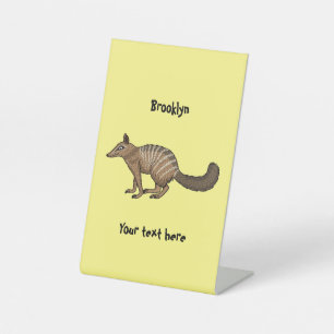Expositor En L Ilustracion personalizado de número feliz lindo