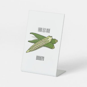 Expositor En L Ilustracion personalizado de Okra