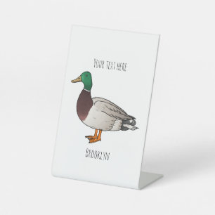 Expositor En L Ilustracion personalizado de pato mallard