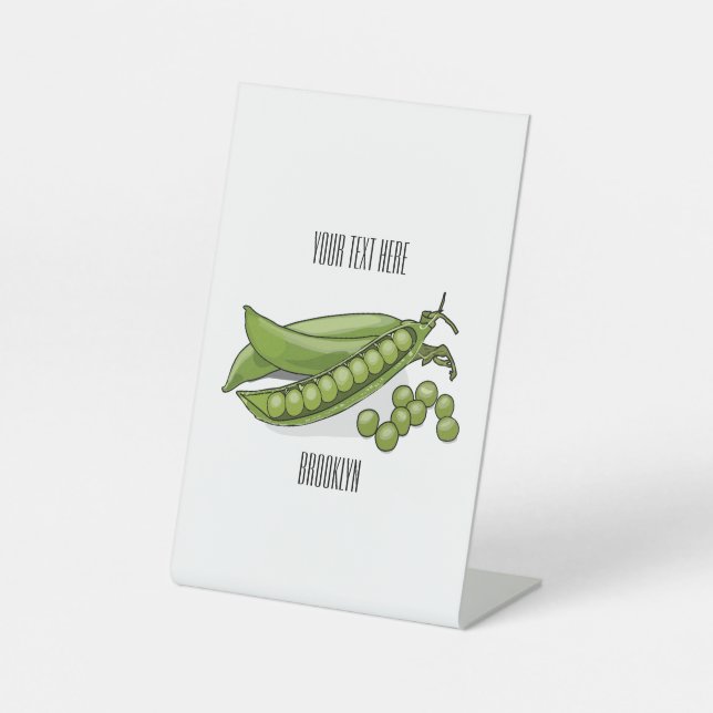 Expositor En L Ilustracion personalizado de Pea (Anverso)