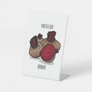 Expositor En L Ilustracion personalizado de remolacha
