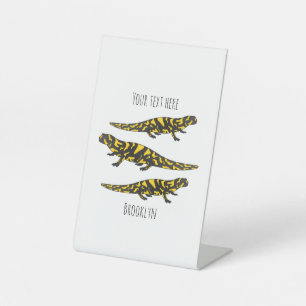 Expositor En L Ilustracion personalizado de salamandra tigre