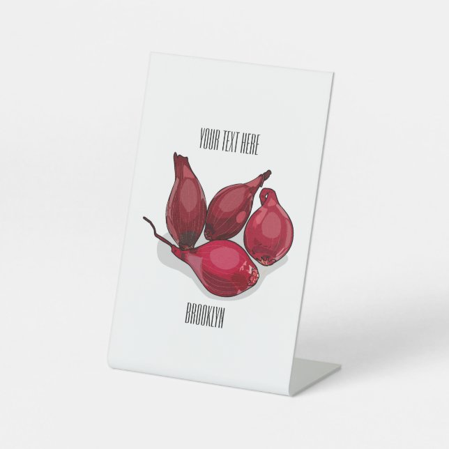 Expositor En L Ilustracion personalizado de Shallot (Anverso)