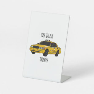Expositor En L Ilustracion personalizado de taxi