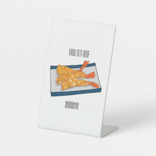 Expositor En L Ilustracion personalizado de tempura gambas