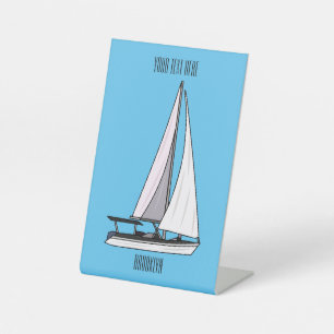 Expositor En L Ilustracion personalizado de velero