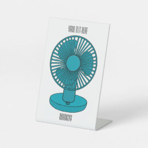 Expositor En L Ilustracion personalizado de ventilador