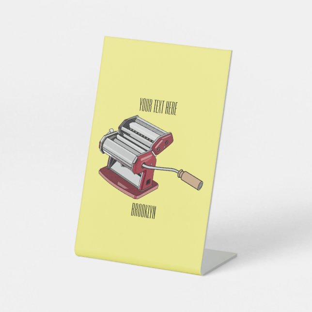 Expositor En L Ilustracion personalizado fabricante de pasta (Anverso)