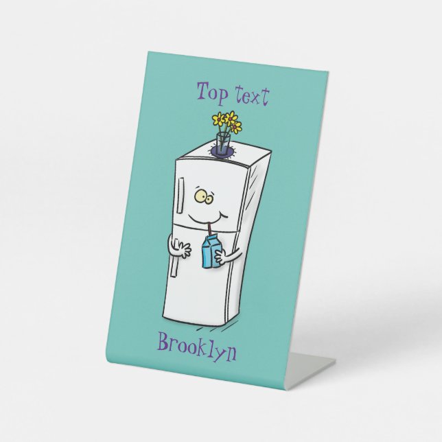 Expositor En L Ilustracion personalizado frigorífico divertido (Anverso)