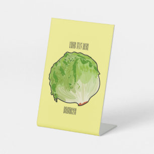 Expositor En L Ilustracion personalizado Lettuce
