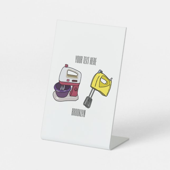 Expositor En L Ilustracion personalizado mezclador (Anverso)