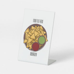 Expositor En L Ilustracion personalizado Nachos