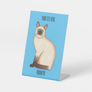 Expositor En L Ilustracion personalizado siamés