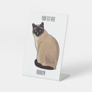 Expositor En L Ilustracion personalizado siamés