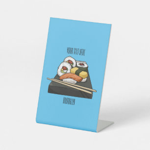 Expositor En L Ilustracion personalizado Sushi
