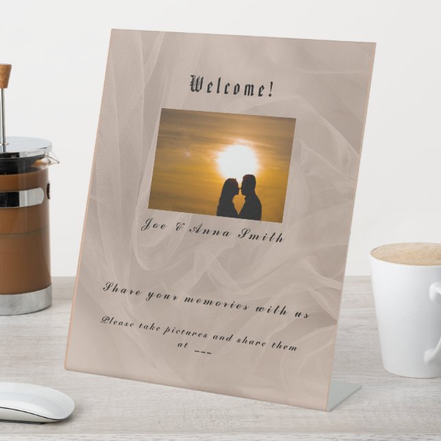 Expositor En L Impresión texturizada de tela rosada - Cualquier c (In Situ)