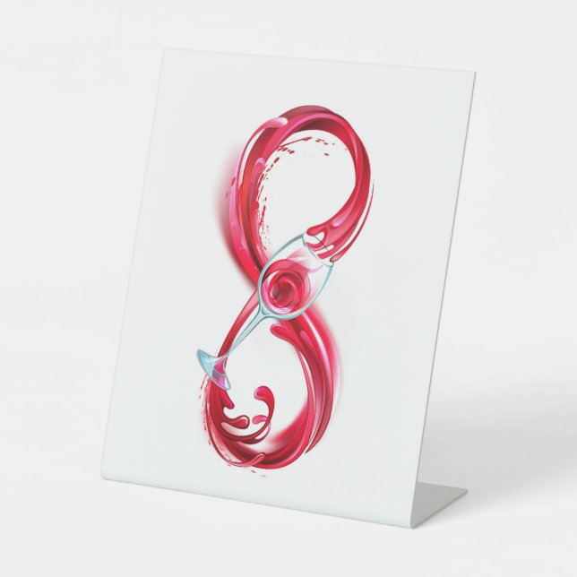 Expositor En L Infinity with Red Wine (Anverso)