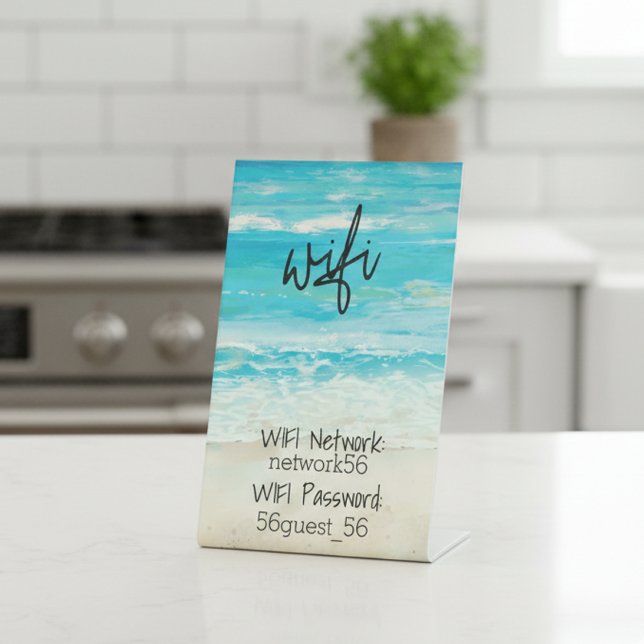 Expositor En L Información sobre WIFI para visitantes Hogar de al (Subido por el creador)