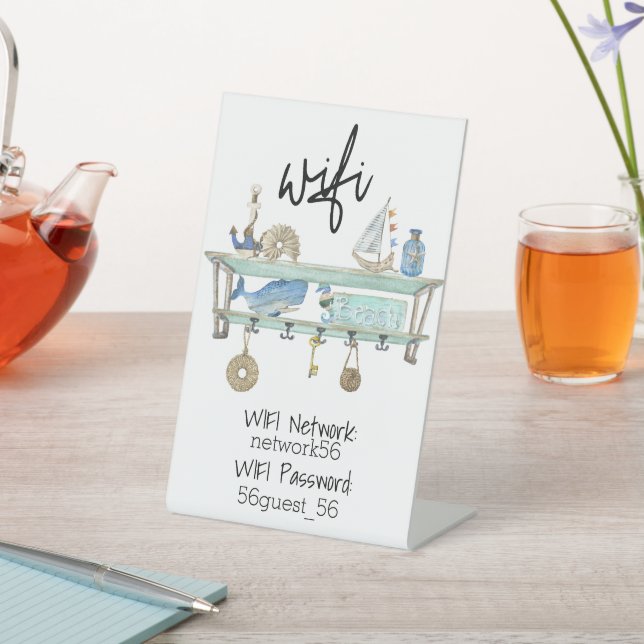 Expositor En L Información WIFI para visitantes invitados STR Alq (In Situ)