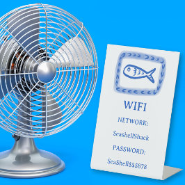 Expositor En L Inicio de sesión WIFI Casa de vacaciones Fish Beac