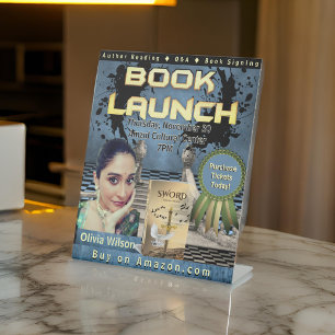 Expositor En L Ink Splatt Professional Book Launch Blue
