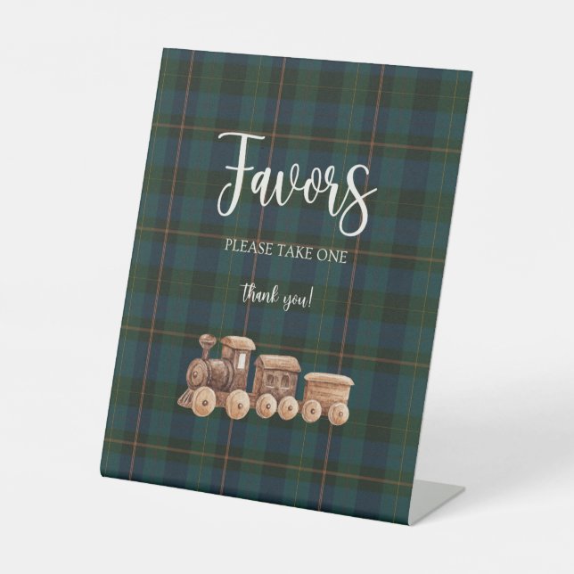 Expositor En L Inspired Baby Shower Favors Sign (Anverso)