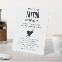 Instrucción de la barra de estación de tatuajes te