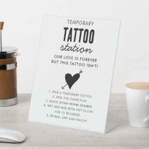Expositor En L Instrucción de la barra de estación de tatuajes te
