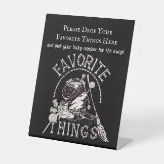 Expositor En L Intercambio de regalos de Halloween de cosas favor