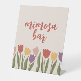 Expositor En L Invitación a la ducha de novia Tulips