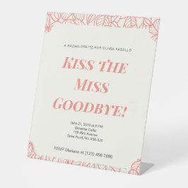 Expositor En L Invitación a la fiesta de la soltera, ducha de nov